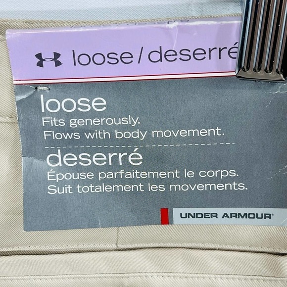 Under Armour Performance Golf Skort Womens Size 4 Khaki Loose Fit Heat Gear NEW - Picture 6 of 9